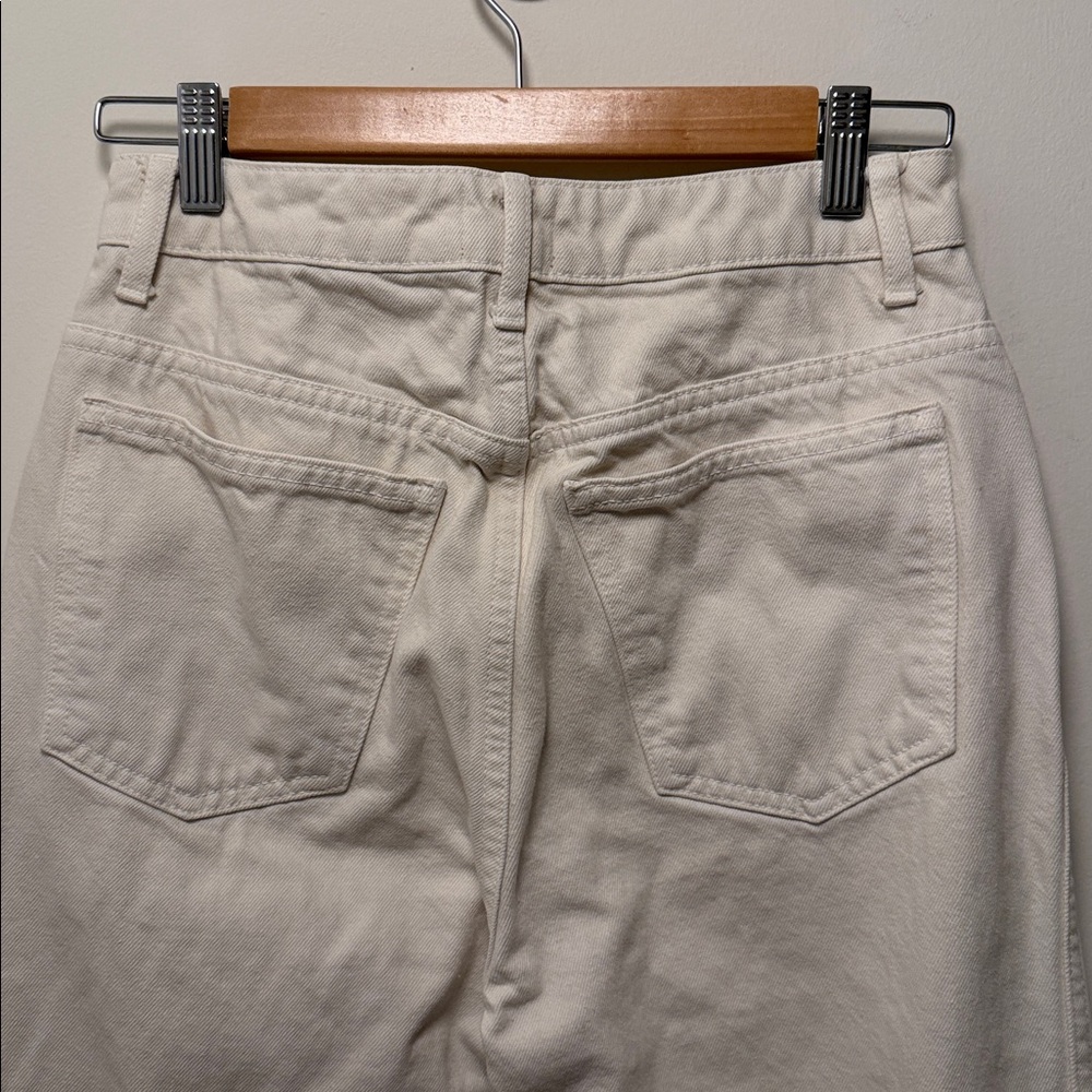 Khaite Abigail Off-White Jeans 28 - Picture 8 of 9